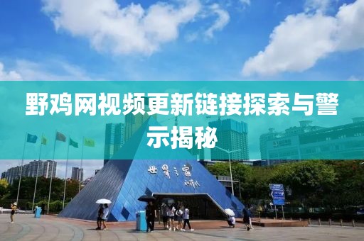 野鸡网视频更新链接探索与警示揭秘