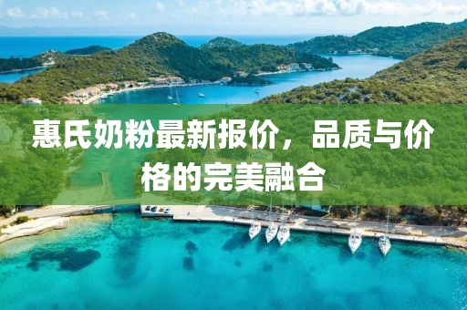 惠氏奶粉最新报价，品质与价格的完美融合