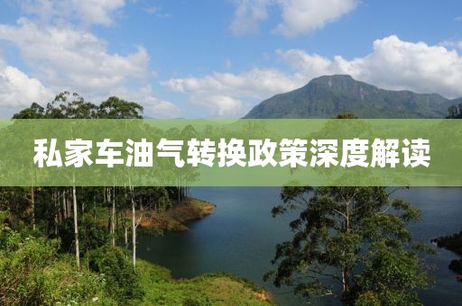 私家车油气转换政策深度解读