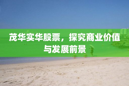 茂华实华股票，探究商业价值与发展前景