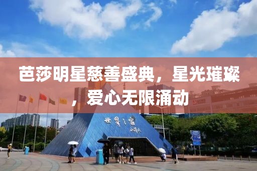 芭莎明星慈善盛典，星光璀璨，爱心无限涌动