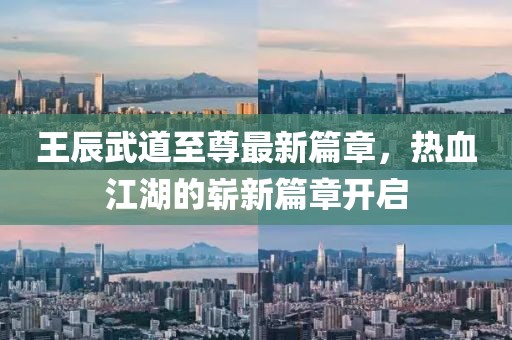 王辰武道至尊最新篇章，热血江湖的崭新篇章开启