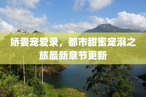 娇妻宠爱录，都市甜蜜宠溺之旅最新章节更新