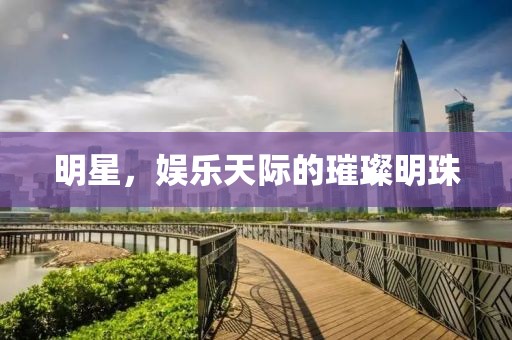 明星，娱乐天际的璀璨明珠
