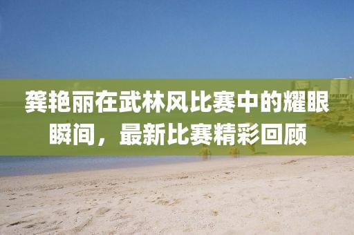 龚艳丽在武林风比赛中的耀眼瞬间，最新比赛精彩回顾