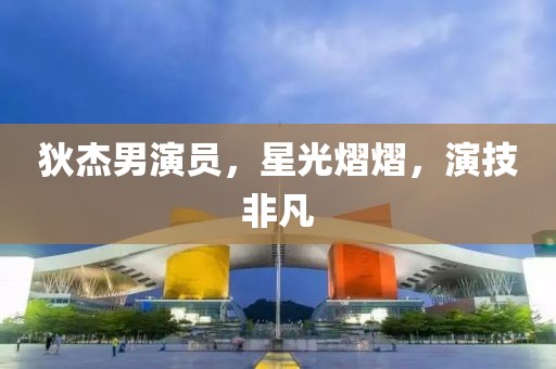 狄杰男演员，星光熠熠，演技非凡