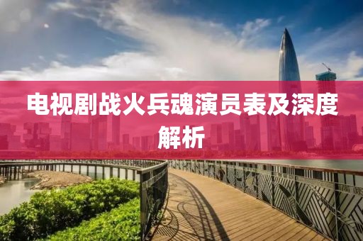 电视剧战火兵魂演员表及深度解析