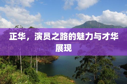 正华，演员之路的魅力与才华展现