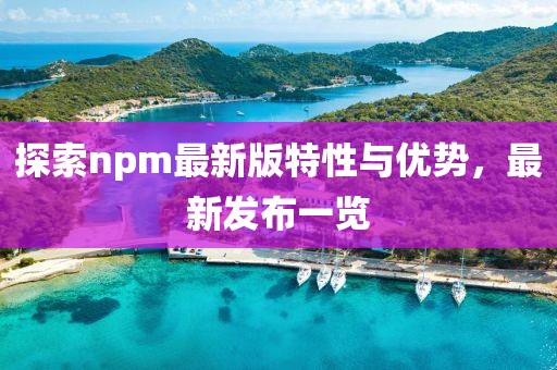 探索npm最新版特性与优势，最新发布一览