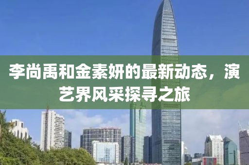 李尚禹和金素妍的最新动态，演艺界风采探寻之旅