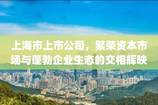 上海市上市公司，繁荣资本市场与蓬勃企业生态的交相辉映