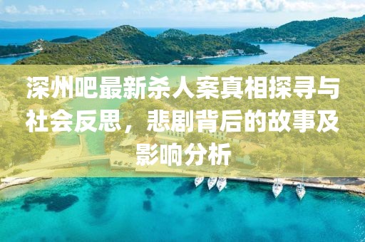 深州吧最新杀人案真相探寻与社会反思，悲剧背后的故事及影响分析
