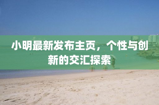 小明最新发布主页，个性与创新的交汇探索