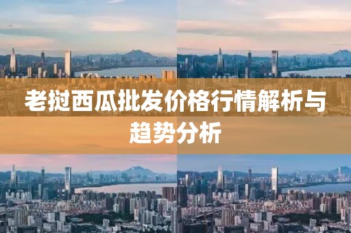 老挝西瓜批发价格行情解析与趋势分析