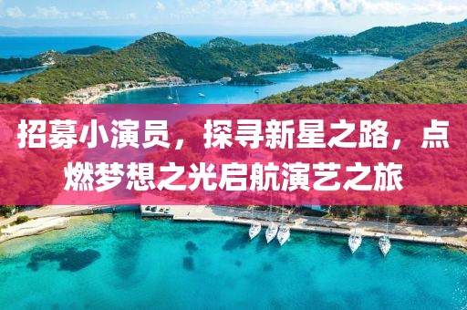招募小演员，探寻新星之路，点燃梦想之光启航演艺之旅