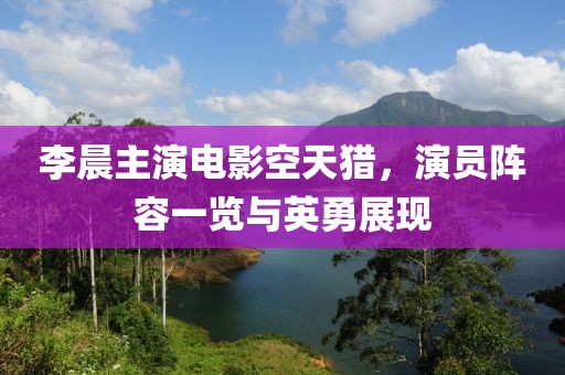 李晨主演电影空天猎，演员阵容一览与英勇展现