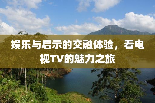 娱乐与启示的交融体验，看电视TV的魅力之旅
