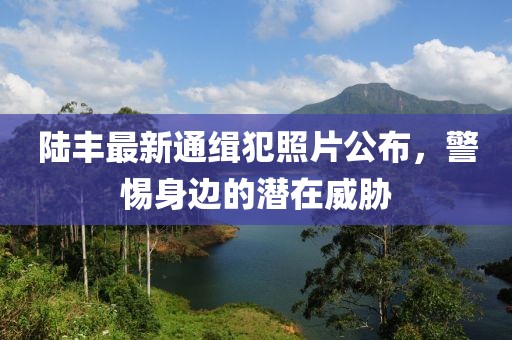 陆丰最新通缉犯照片公布，警惕身边的潜在威胁