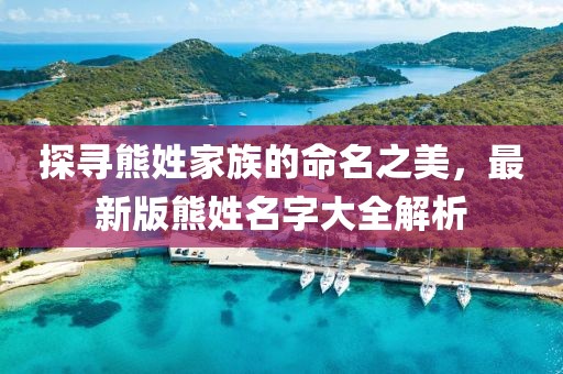 探寻熊姓家族的命名之美，最新版熊姓名字大全解析