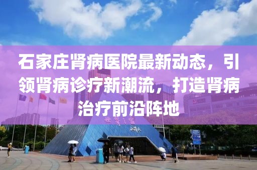 石家庄肾病医院最新动态，引领肾病诊疗新潮流，打造肾病治疗前沿阵地