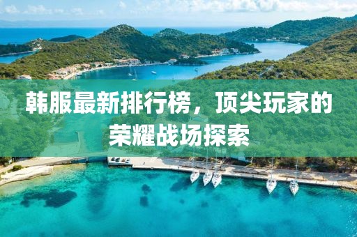 韩服最新排行榜，顶尖玩家的荣耀战场探索