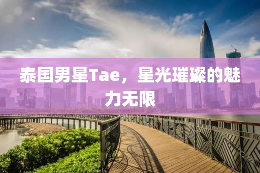 泰国男星Tae，星光璀璨的魅力无限