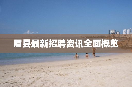 眉县最新招聘资讯全面概览