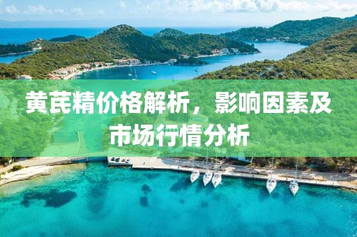 黄芪精价格解析，影响因素及市场行情分析