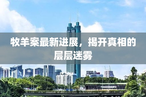 牧羊案最新进展，揭开真相的层层迷雾