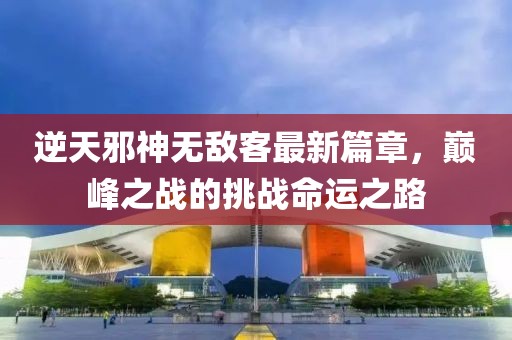 逆天邪神无敌客最新篇章，巅峰之战的挑战命运之路