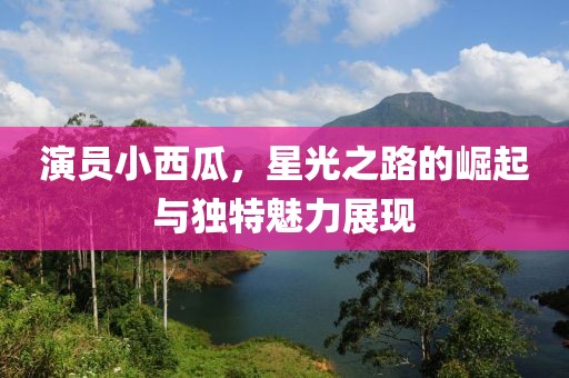 演员小西瓜，星光之路的崛起与独特魅力展现