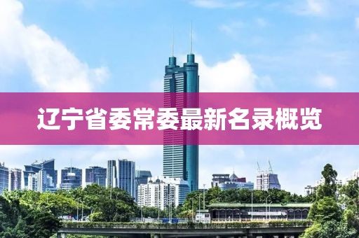 辽宁省委常委最新名录概览