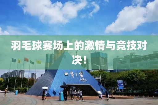 羽毛球赛场上的激情与竞技对决！
