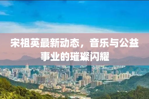 宋祖英最新动态，音乐与公益事业的璀璨闪耀