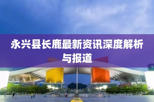 永兴县长鹿最新资讯深度解析与报道