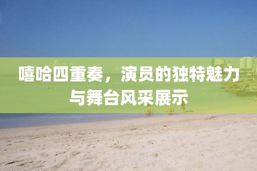 嘻哈四重奏，演员的独特魅力与舞台风采展示