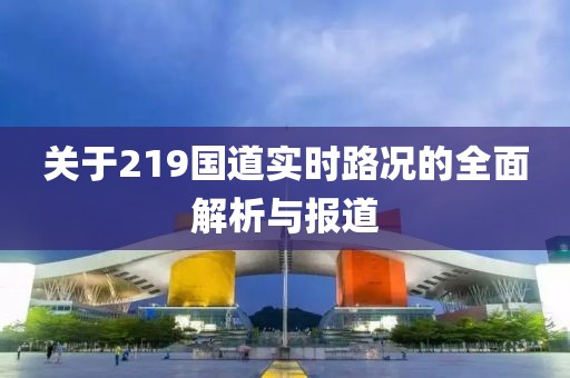 关于219国道实时路况的全面解析与报道