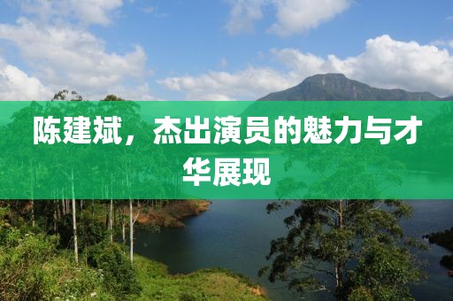 陈建斌，杰出演员的魅力与才华展现