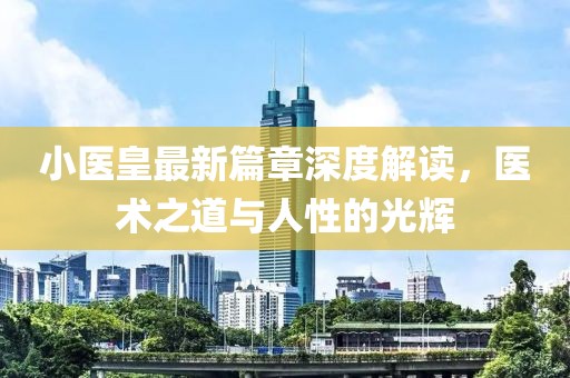 小医皇最新篇章深度解读，医术之道与人性的光辉