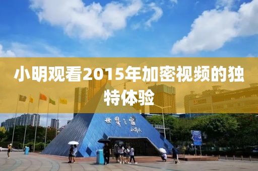 小明观看2015年加密视频的独特体验