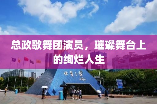 总政歌舞团演员，璀璨舞台上的绚烂人生