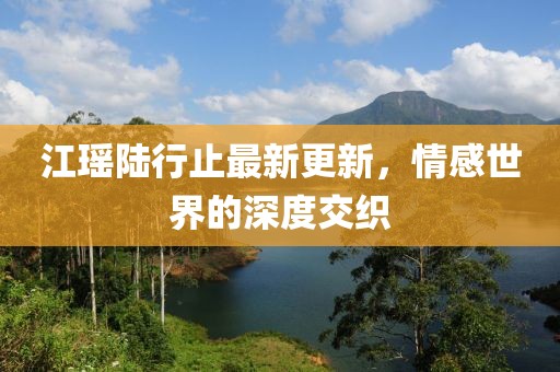 江瑶陆行止最新更新，情感世界的深度交织