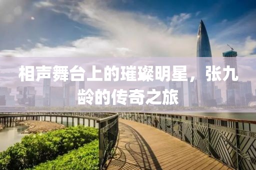 相声舞台上的璀璨明星，张九龄的传奇之旅