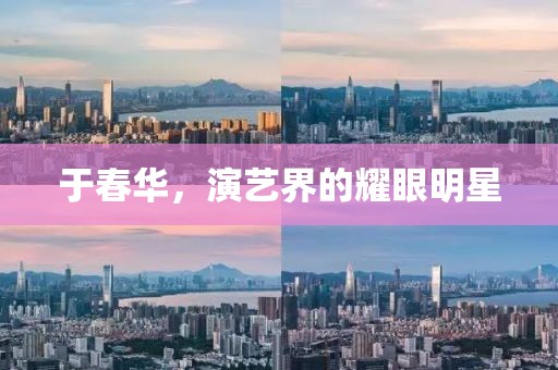 于春华，演艺界的耀眼明星