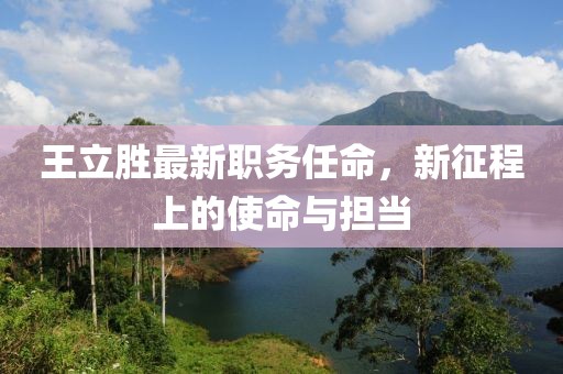 王立胜最新职务任命，新征程上的使命与担当