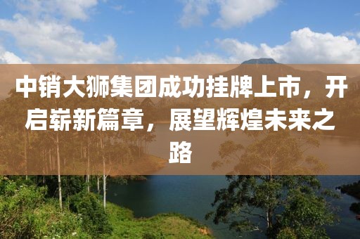 中销大狮集团成功挂牌上市，开启崭新篇章，展望辉煌未来之路