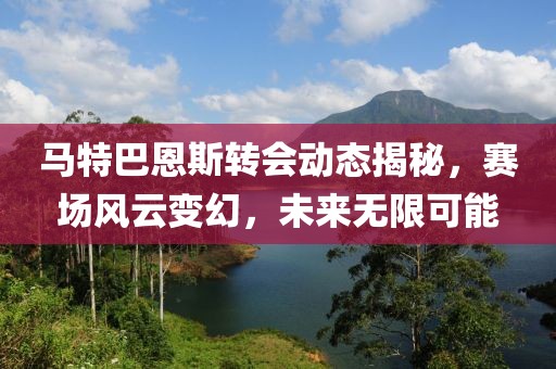 马特巴恩斯转会动态揭秘，赛场风云变幻，未来无限可能