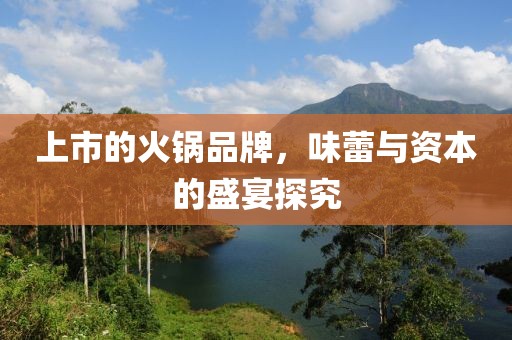 上市的火锅品牌，味蕾与资本的盛宴探究