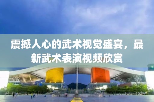 震撼人心的武术视觉盛宴，最新武术表演视频欣赏