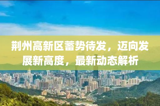 荆州高新区蓄势待发，迈向发展新高度，最新动态解析